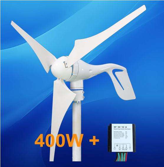 400W 24V/12V Wind Turbine Max 600W Wind Generator + Max 600W Wind Controller