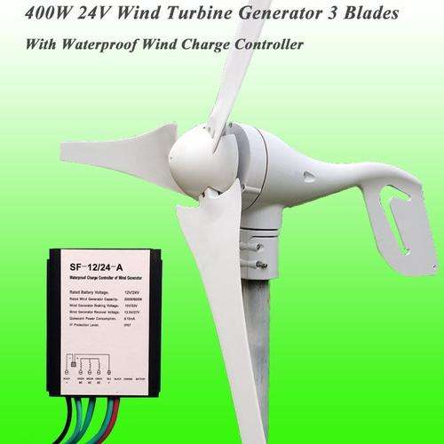 400W 24V/12V Wind Turbine Max 600W Wind Generator + Max 600W Wind Controller