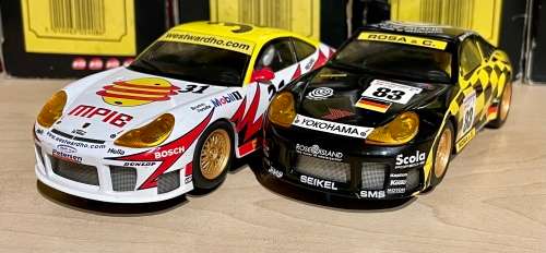 Scalextric Porsche 911 GT3R Twin Set - Boxed