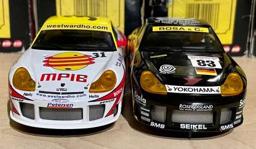 Scalextric Porsche 911 GT3R Twin Set - Boxed
