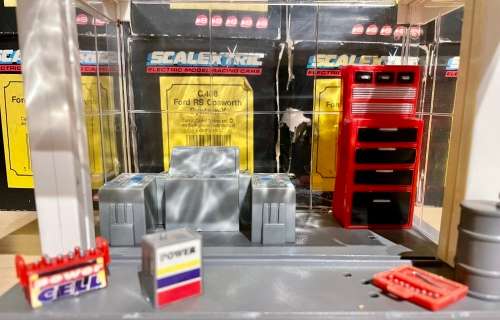 Slot Car Workshop Scene