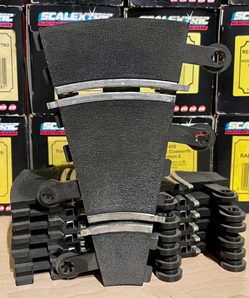 Scalextric Short Corner Track Pieces Part PT55 - 7 Pieces