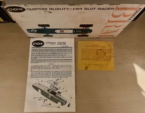 Cox BRM Formula 1 Car - Boxed With Original Pamphlets / Manuals