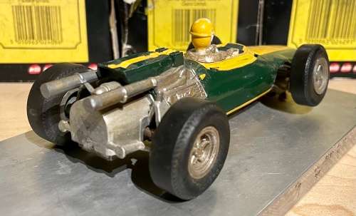 Old Formula 1 Slot Car - Unsure Of The Brand - Green