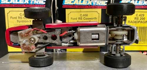 Old Formula 1 Slot Car - Unsure Of The Brand - Red