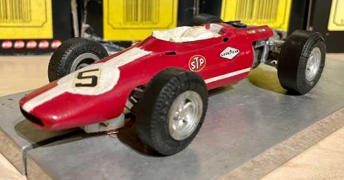 Old Formula 1 Slot Car - Unsure Of The Brand - Red