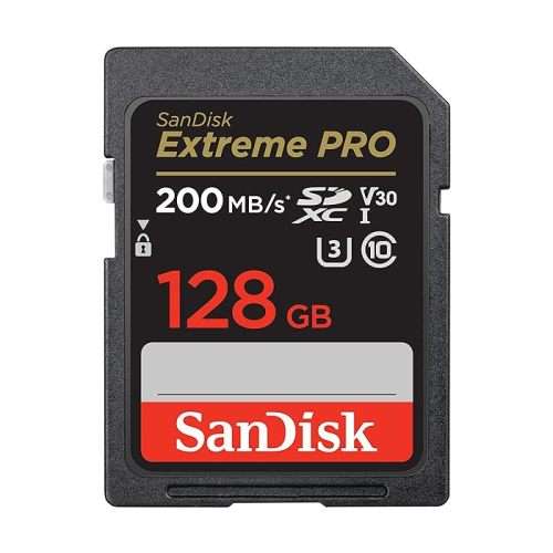 Sandisk Extreme pro  SDXC v30 128gb 200mb/s