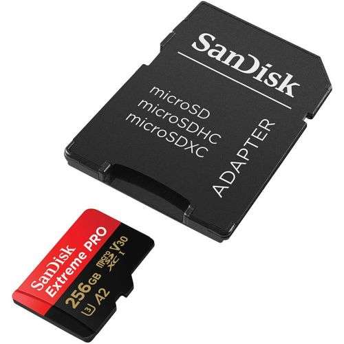 Sandisk Extreme pro MICROSD 256GB V30 A2