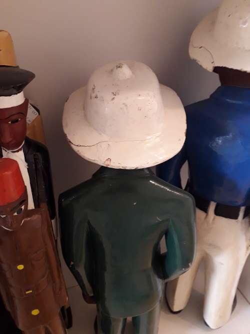 Solid Wood Post Colonial Figures