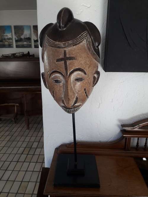 African Mask on stand