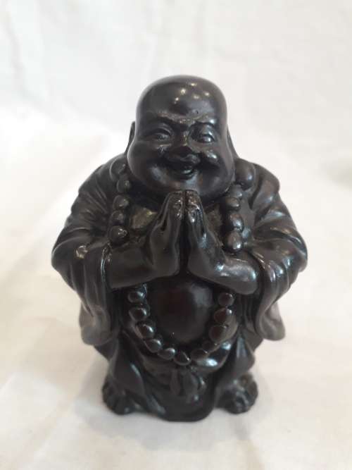 Set of  6 Resin Standing Laughing Buddah Ornament