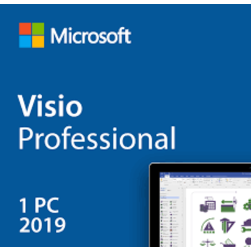 Microsoft Visio Professional Plus 2019 Visio 2019 Genuine Lifetime License