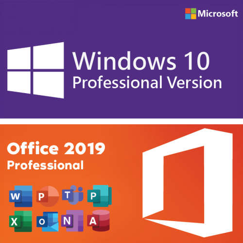 Microsoft Office 2019 Professional + Windows 10 Pro