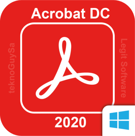 Adobe Acrobat DC Pro 2020 for Windows (Once-off)