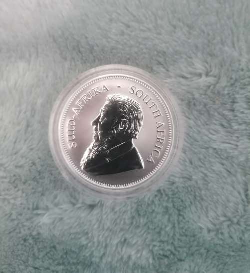 2017 Krugerrand 1oz Silver Coin Premium Uncirculated with C.O.A.