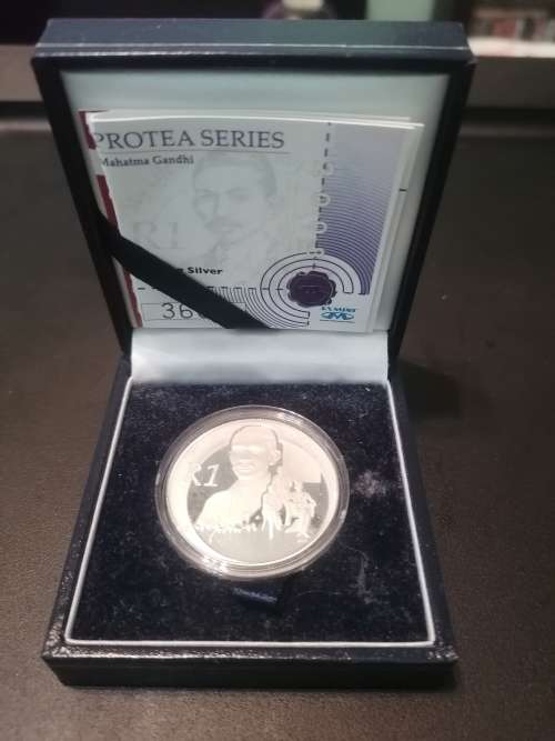 2008 Proof Silver Mahatma Gandhi