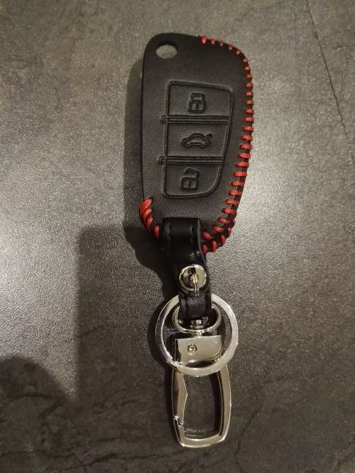 Audi 3 Button key Leather Case For Q7 A3 A1 TT
