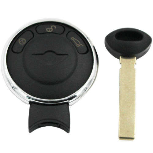 3 button replacement key shell case fob FITS for BMW MINI COOPER SMART KEY