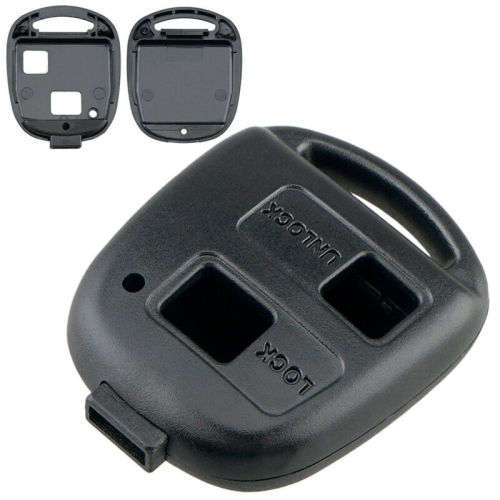 2 Buttons Remote Car Key Shell Case No Blade Fit for Toyota Corolla Land cruiser