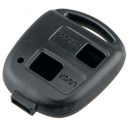 2 Buttons Remote Car Key Shell Case No Blade Fit for Toyota Corolla Land cruiser