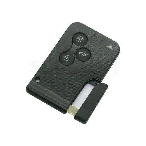3 Button Remote Card Smart Key Shell Case fit for RENAULT Megane Scenic 2 Clio 3