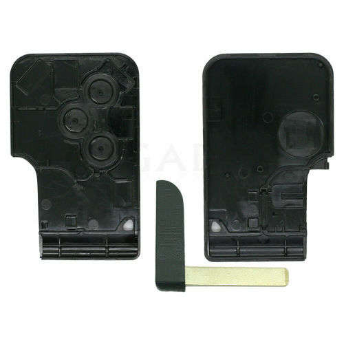 3 Button Remote Card Smart Key Shell Case fit for RENAULT Megane Scenic 2 Clio 3