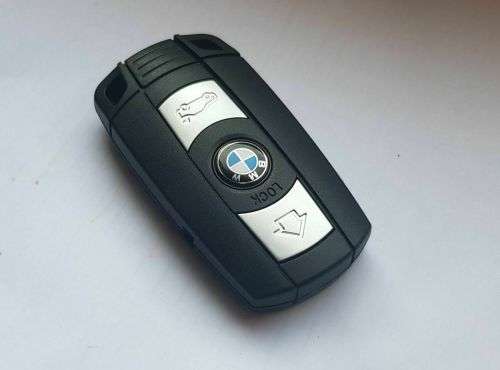 Remote Key Case for BMW 1 3 5 6 Series Smart Key Shell Blade Fob E90 E91 E92 E60 With Battery