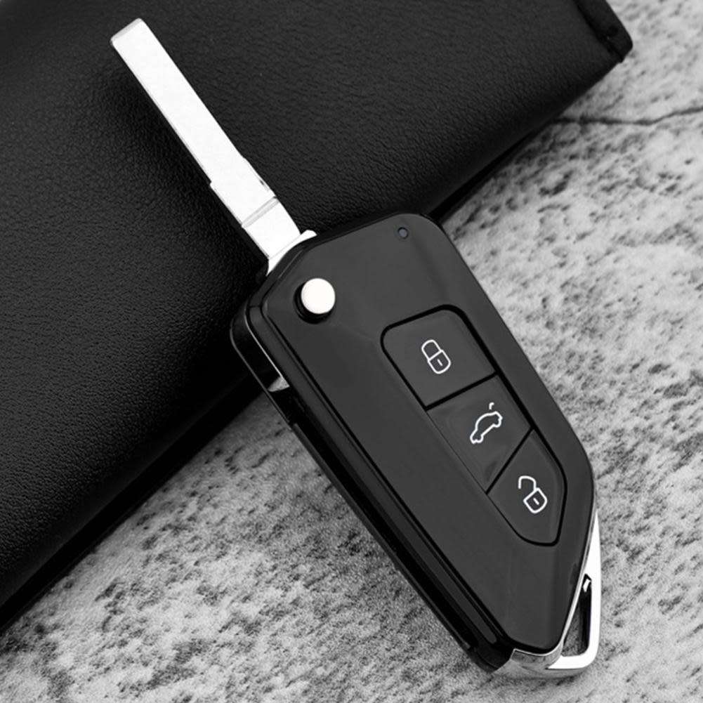 3 Button Golf 8 Style Modified Flip Shell Folding Remote Shell Car Key Case for  Golf Tiguan Polo