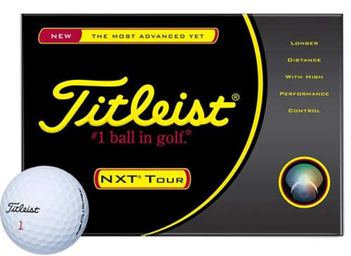 12 Titleist NXT Tour Golf Balls