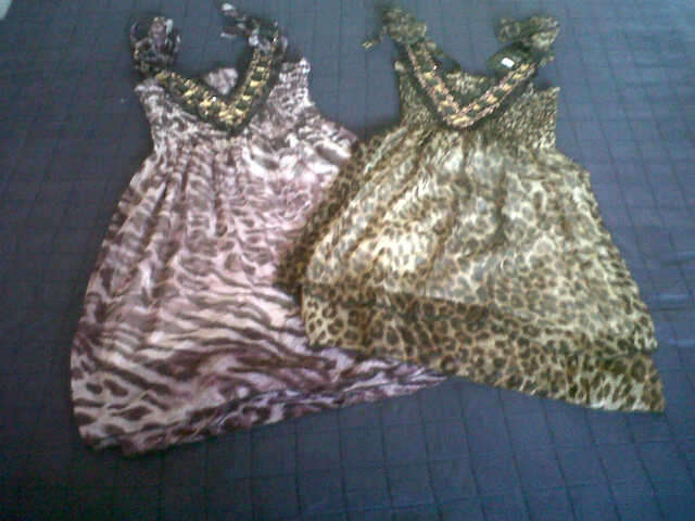 Animal Print Top/Dress - Great with tights