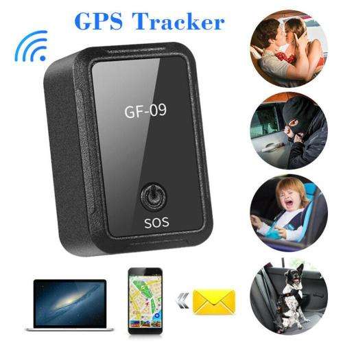 GF-09 PORTABLE MINI GPS TRACKER APP CONTROL ANTI-THEFT DEVICE LOCATOR MAGNETIC VOICE RECORDER FOR CA