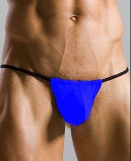 Sexy blue G-String