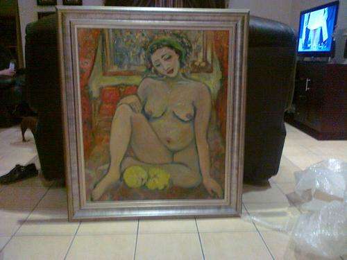 Expectation - Mollie Moolman - Oil On Canvas in Amazing Frame