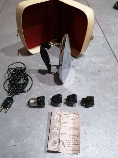 1950s Falks Of London Globe Trotter Universal Iron