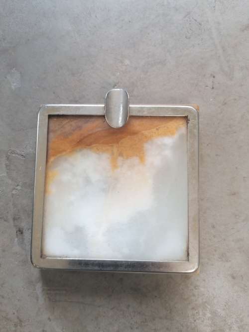 Marble Art Deco Cigarette Holder / Ashtray