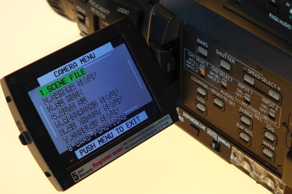 Panasonic P2HD DVCPRO HD Camcorder PAL