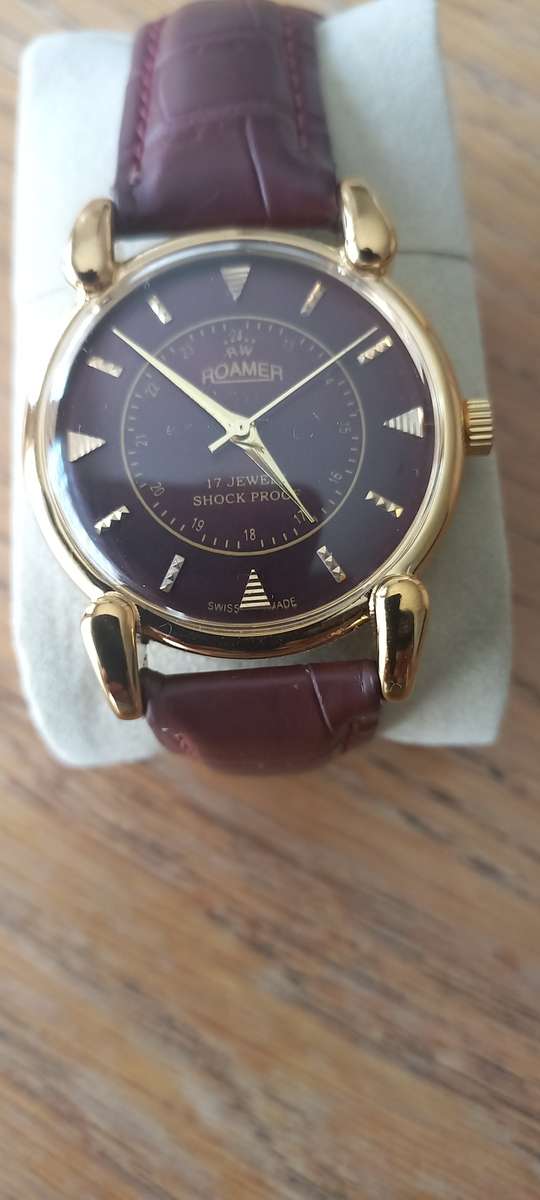 Luxury Vintage Roamer Men`s Mechanical Wrist Watch