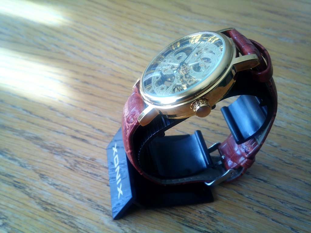 Mens Bussiness and Leasure Skeleton Watch
