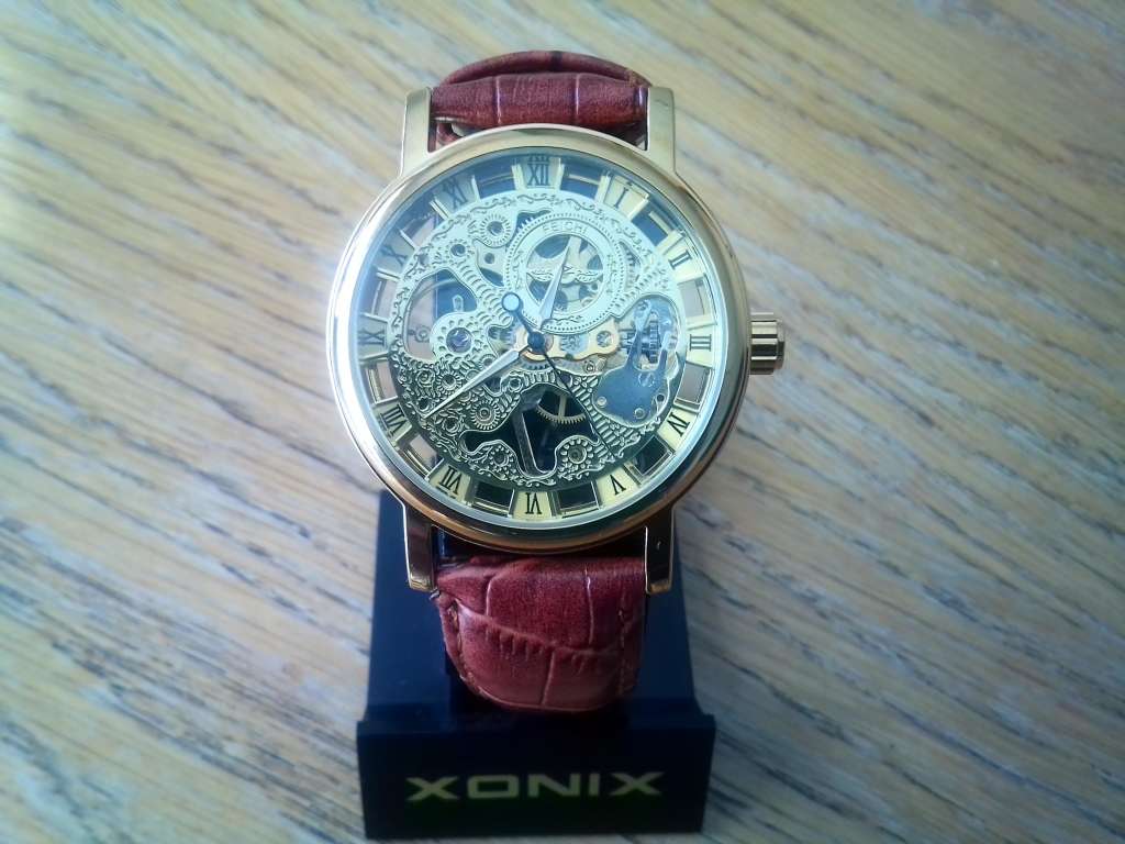 Mens Bussiness and Leasure Skeleton Watch