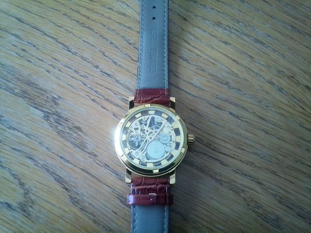 Mens Bussiness and Leasure Skeleton Watch