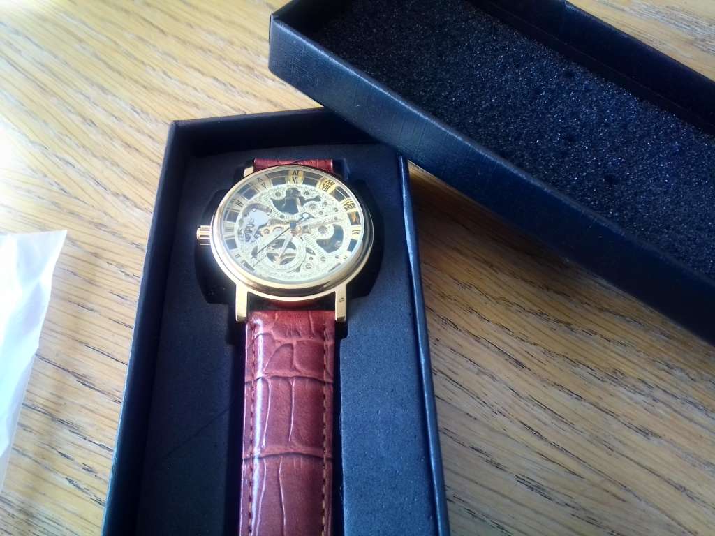 Mens Bussiness and Leasure Skeleton Watch