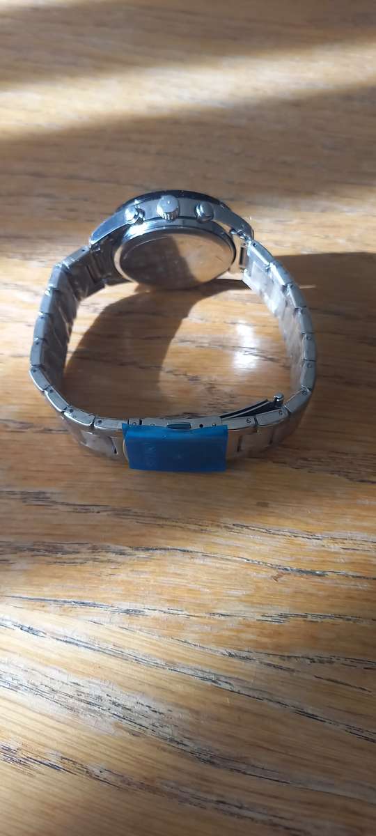 Mens Chronograph Panda Quartz Watch