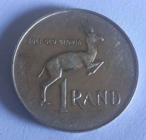 1966 RSA R1 Afrikaans (15g, 80% silver) - JAN VAN RIEBEECK - A MOUSTACHE TO BE PROUD OF!