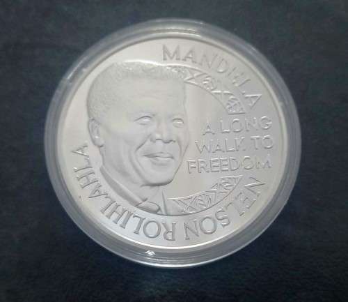 1oz Silver Proof (39mm): MANDELA Nobel Peace Prize 1993 - MINT OF NORWAY