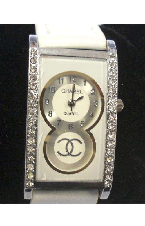 CHANEL WITH DIAMANTE DETAIL WATCH IN A GIFT BOX - IDEAL FOR XMAS GIFTS