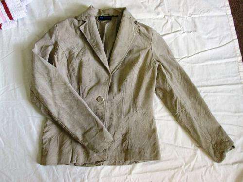 Lovely light tan suede jacket