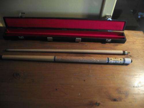Pool cue brown