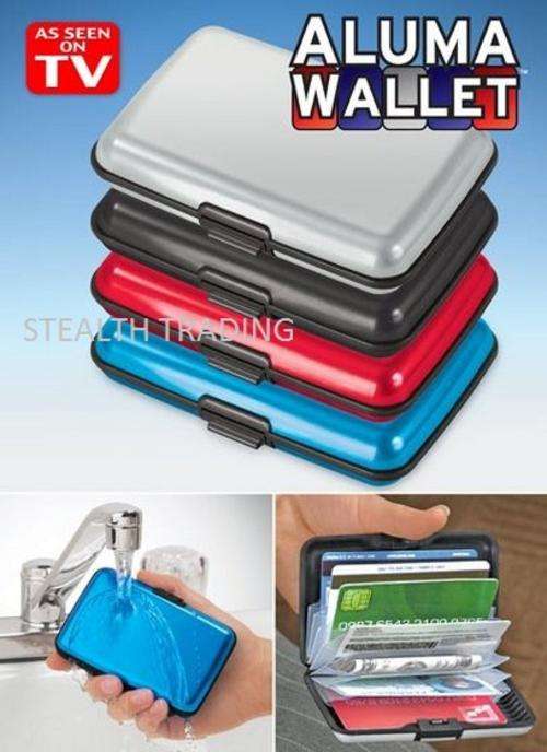 ALUMA WALLET - AS SEEN ON TV - WATER RESISTANT INDESTRUCTIBLE ALUMINIUM WALLET