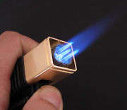 Windproof Triple Jet-Torch Refillable Butane Lighter