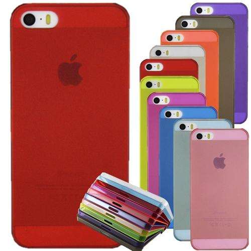 Set of 10 Anti-Fingerprint Red Matt Snap On Hard Case Covers For iPhone 5 5S
